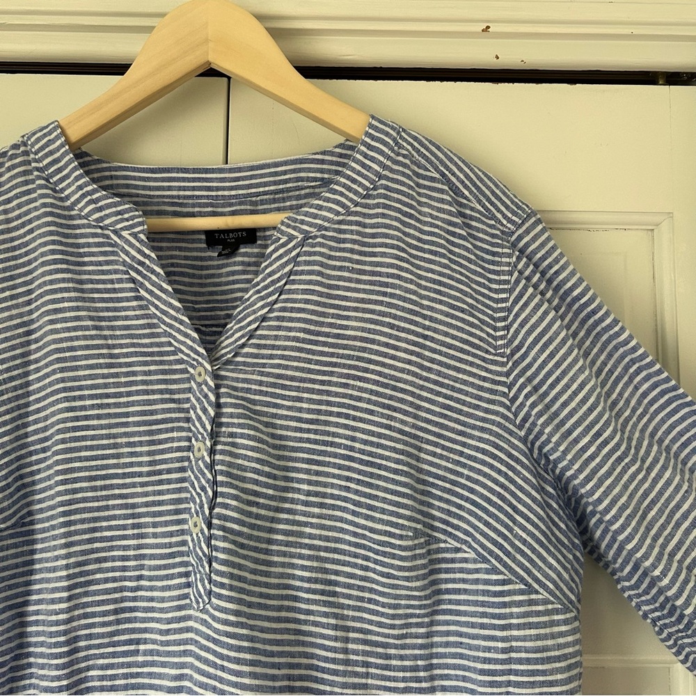 Talbots Striped Blouse